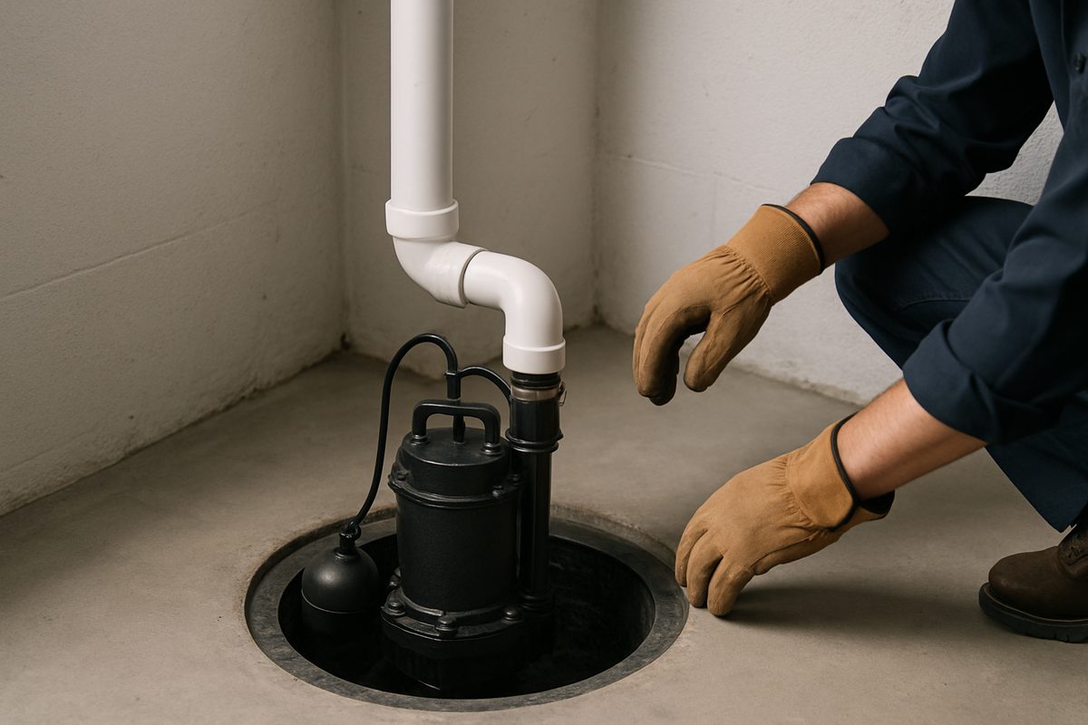 Sump Pump Installation in Winnipeg